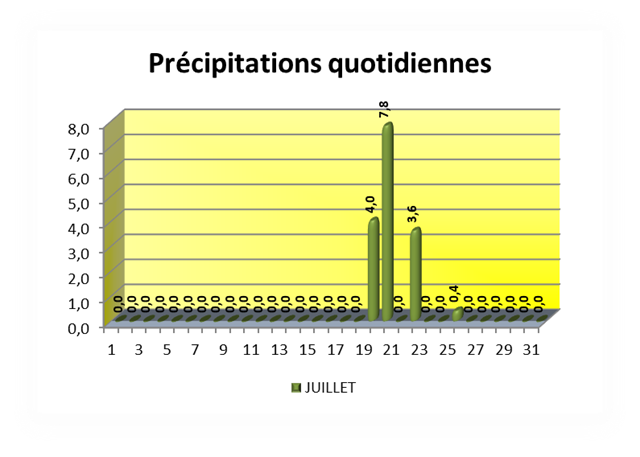 VOEU Précipitations quotidiennes