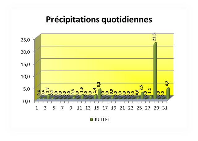 VOEU Précipitations quotidiennes