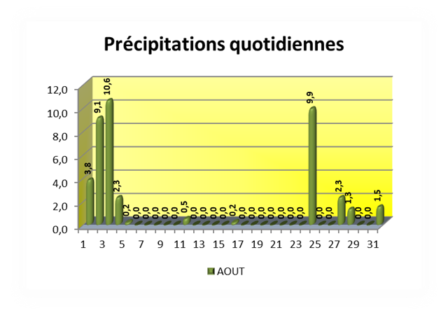 VOEU Précipitations quotidiennes
